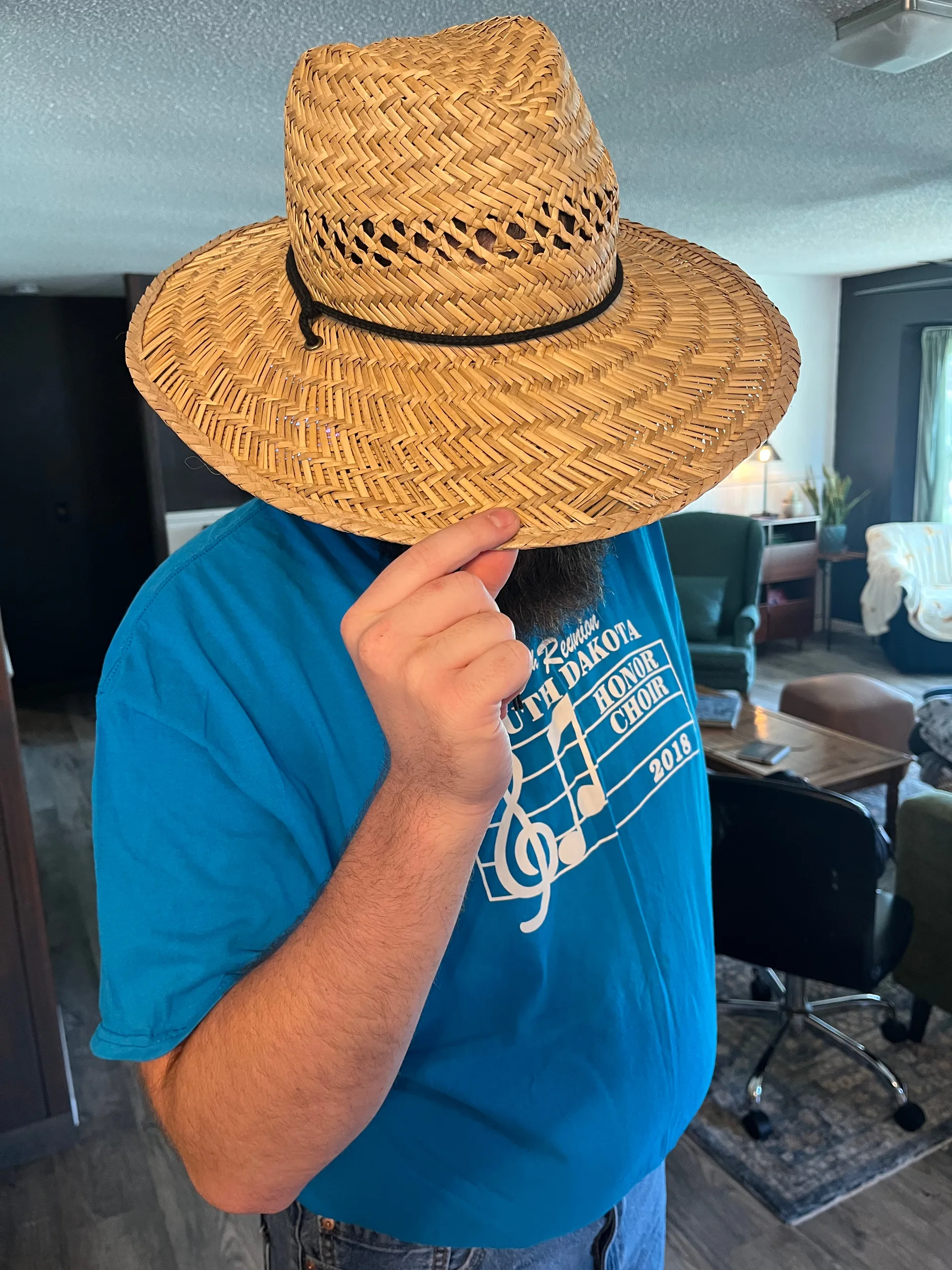 mowing strawhat