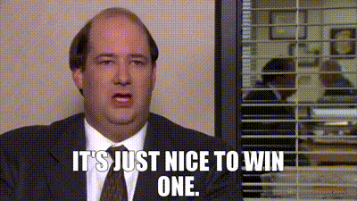 Kevin Malone - It's just nice to win one